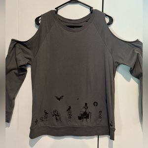 Disney Haunted Mansion sweater with cut outs